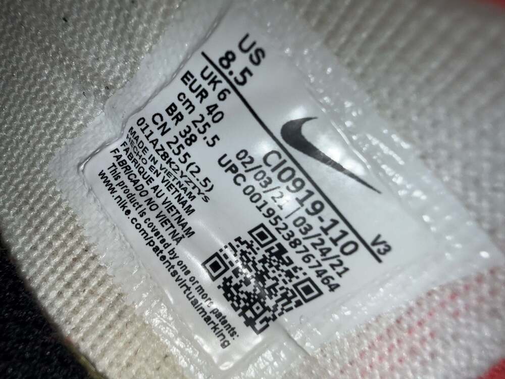 Nike Air Force 1 Shadow Women's White Magic Ember CI0919-110 - Picture 4 of 4